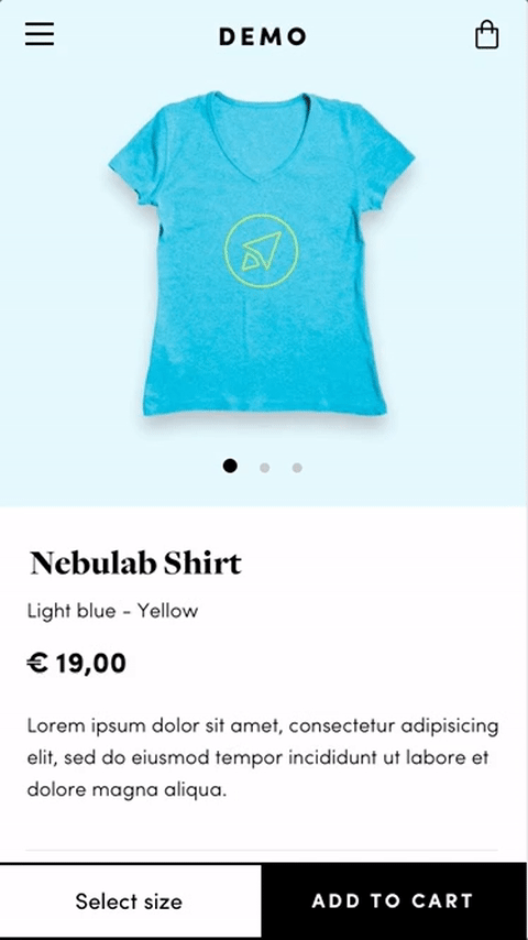 Horizontal Touch Carousel