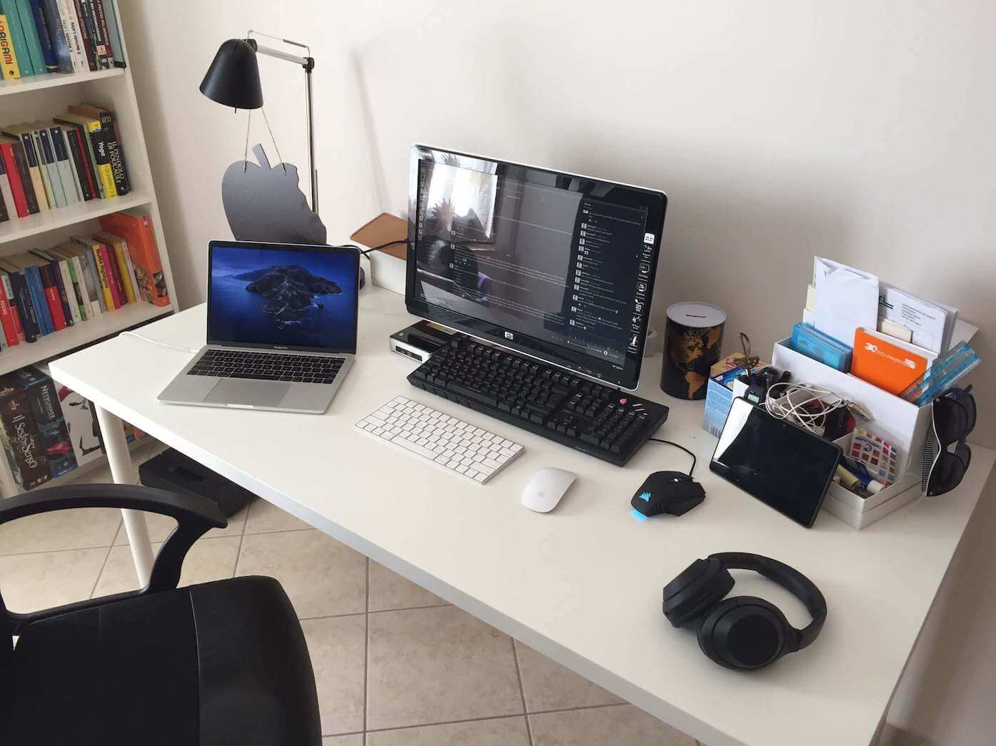 Alessio's home office setup.