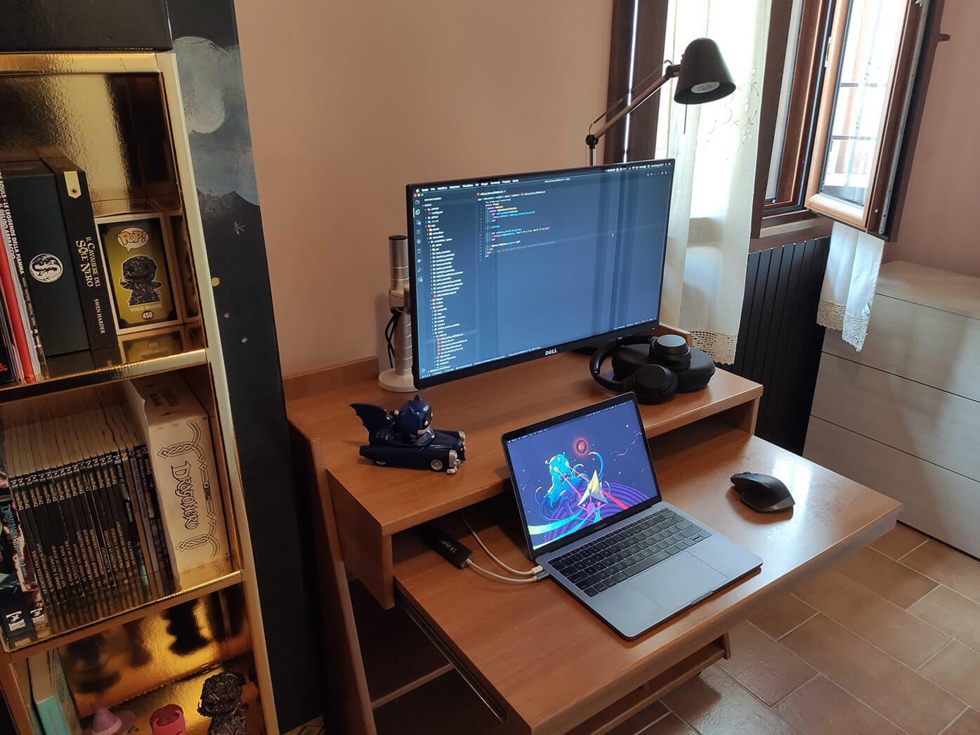 Christian's home office setup.