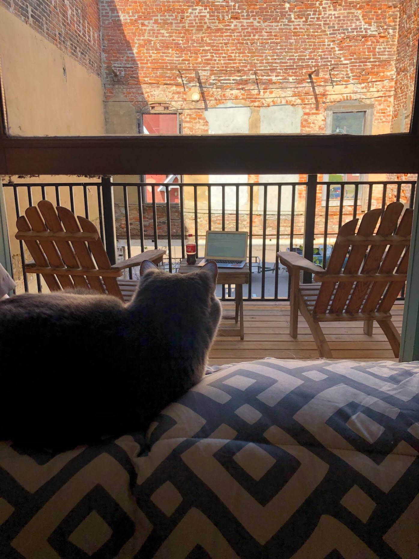 Sean's home office setup.