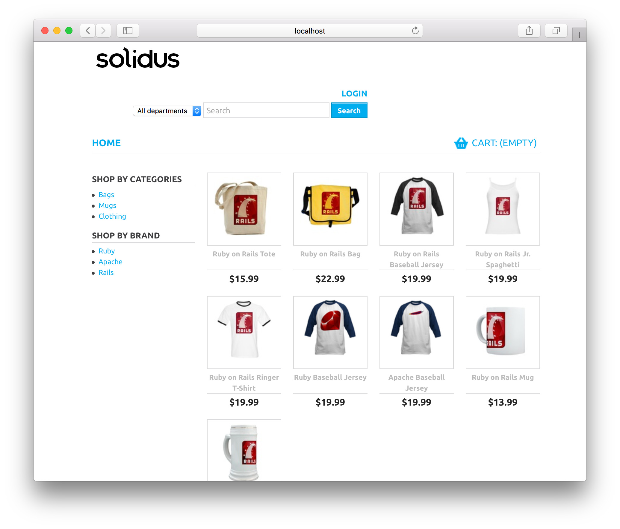 solidus on localhost