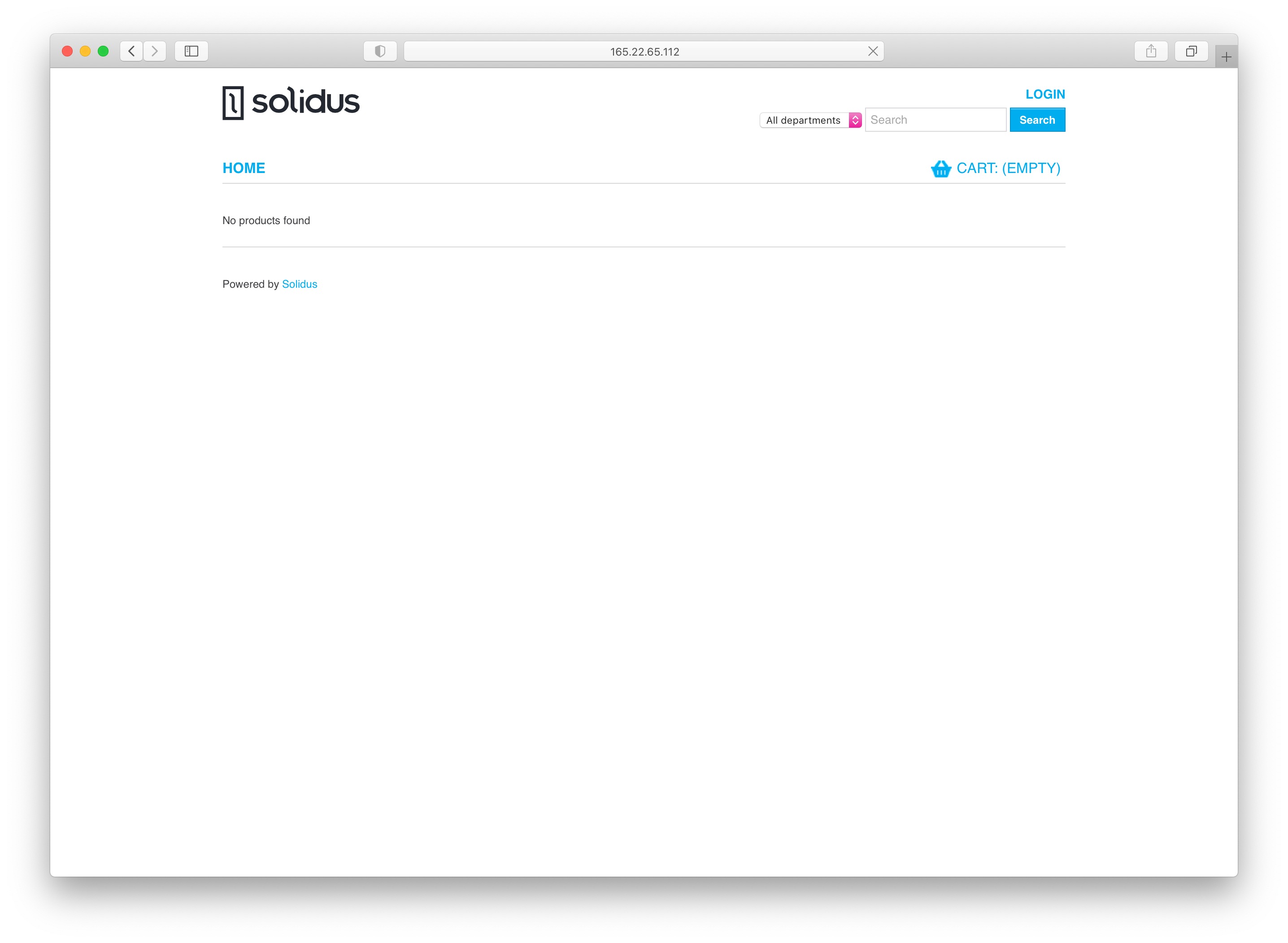 Solidus homepage online